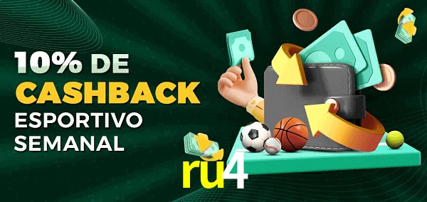 10% de bônus de cashback na ru4